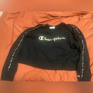 Champion long sleeve crop top